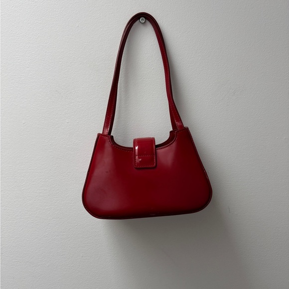 Guess Red Leather Handbag - Picture 3 of 5